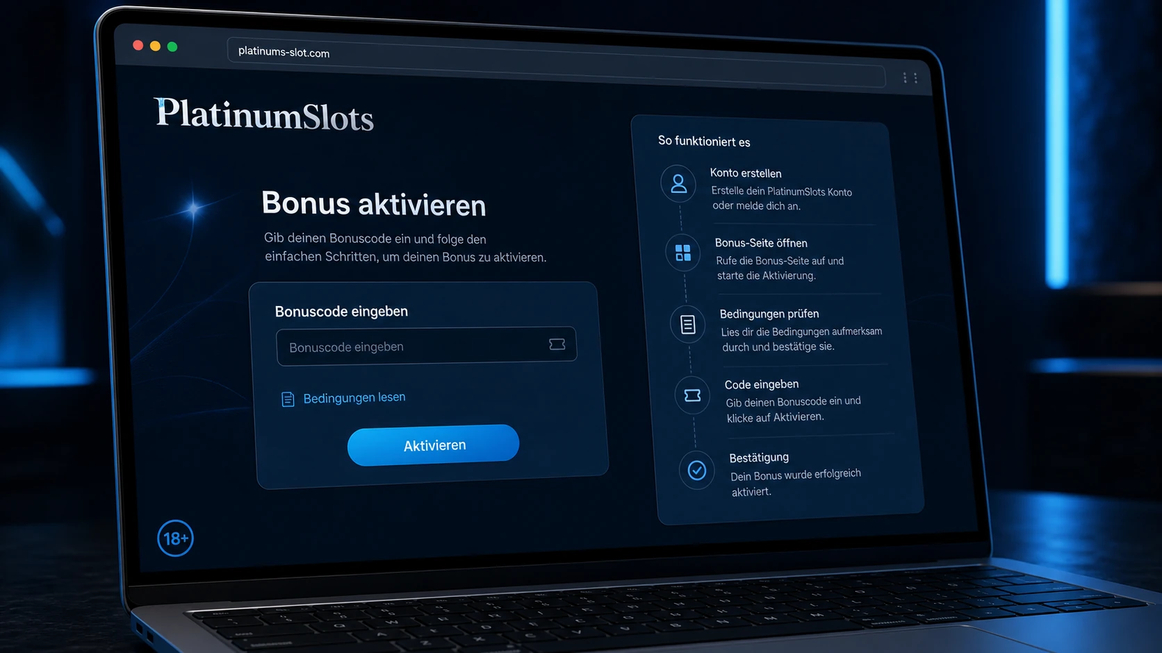 Platinum Slots Bonus Code aktivieren